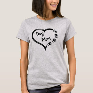 Personalised Dog Mum With Pet Name Mother Gift T-Shirt