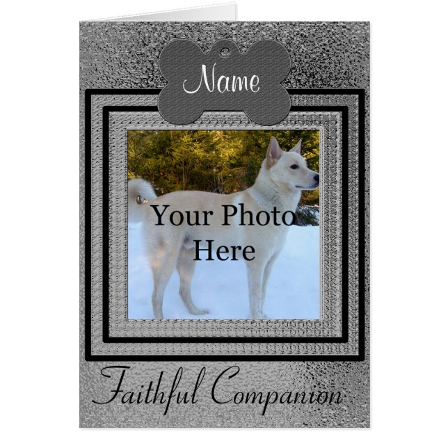 Personalised Dog or Cat Memorial (Front)