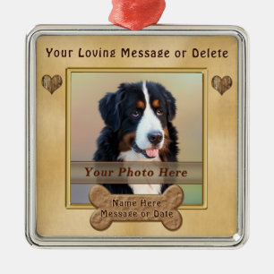 Personalised Dog Ornaments PHOTO, TEXT or Delete