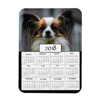 Personalised Dog Photo 2018 Calendar Magnet