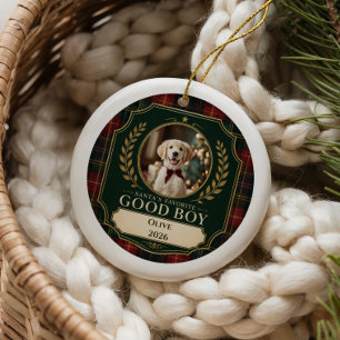 Personalised Dog Photo Christmas Ornament