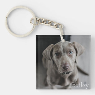 Personalised Dog Photo Keepsake Keychain