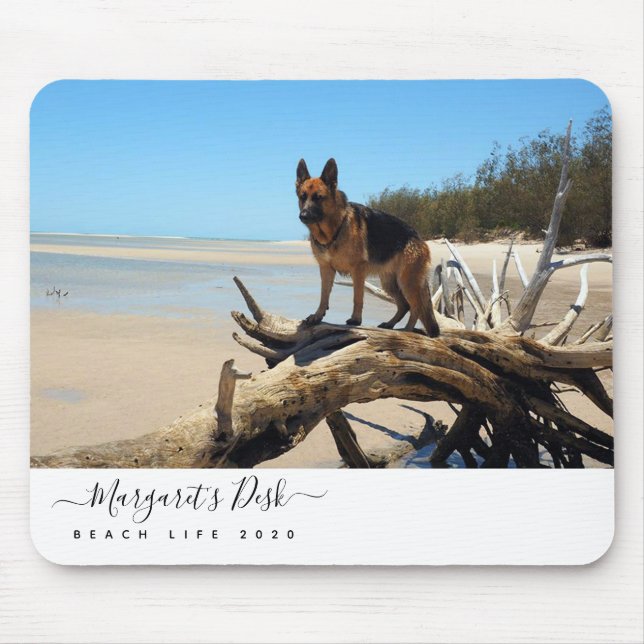 Personalised Dog Photo Mouse Pad (Front)