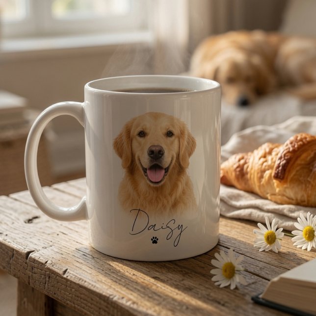 Personalised Dog Photo Mug with Name | Custom Pet  (Creator Uploaded)
