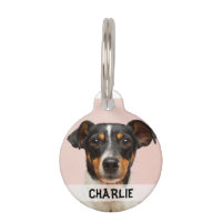 Personalised dog photo name phone number