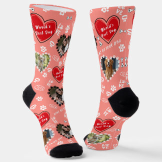 Personalised Dog Photo Socks | Custom Dog Socks