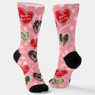 Personalised Dog Photo Socks Custom Dog Socks