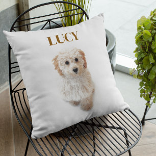 Personalised Dog Pillow – Custom Name & Pet Design
