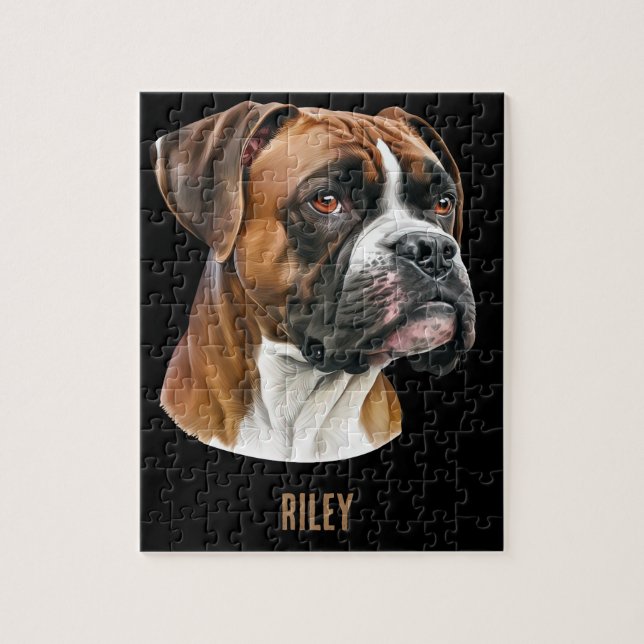personalised dog puzzle (Vertical)