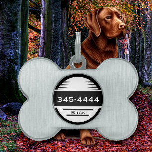 Personalised Dog Tag Telephone and Name