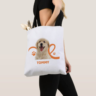 Personalised Dog Tote Bag | Custom Dog Name Tommy