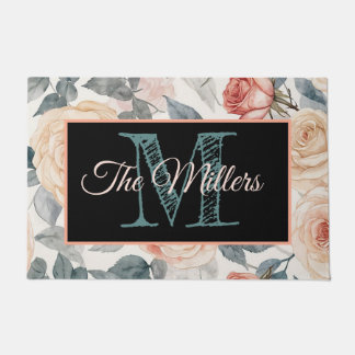 Personalised doormat colourful