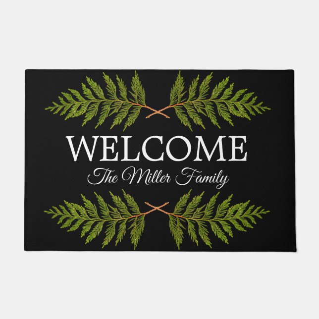 Personalised doormat personalised (Front)