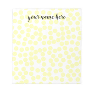 Personalised Dotted Notepad