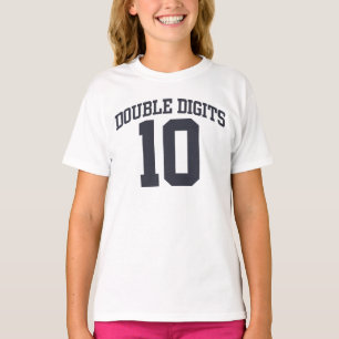 Personalised Double Digits #10 BIRTHDAY Tee