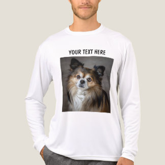 Personalised Double Sided Photo And Text Tri-Blend Shirt
