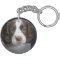 Personalised Double Sided Puppy Dog Pet Key chain