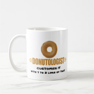 Personalised Doughnut Coffee Mug