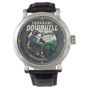 Personalised Downhill Racing Mountain Bike Trail Watch