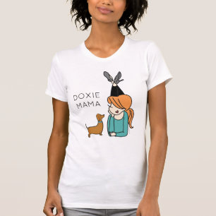 Personalised Doxie Mama  T-Shirt