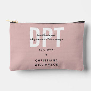 Personalised DPT Doctor of Physical Therapy Accessory Pouch
