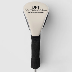 Personalised DPT Doctor of Physical Therapy Gift Golf Head Cover