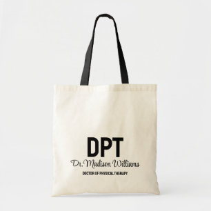 Personalised DPT Doctor of Physical Therapy Gift Tote Bag
