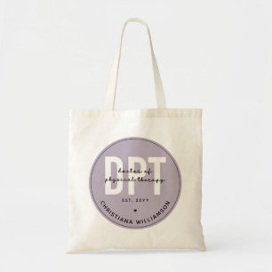 Personalised DPT Doctor of Physical Therapy Tote Bag