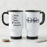 Personalised DR Graduation Mug, New Doctor Gift