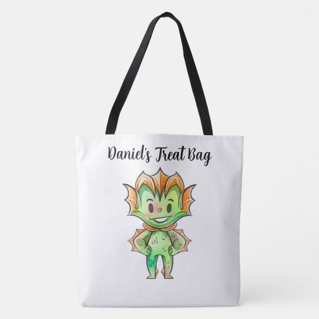 Personalised Dracula Treat Tote Bag (Front)