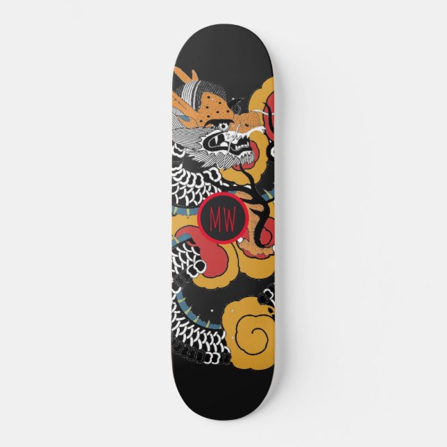 Personalised Dragon Skateboard (Front)