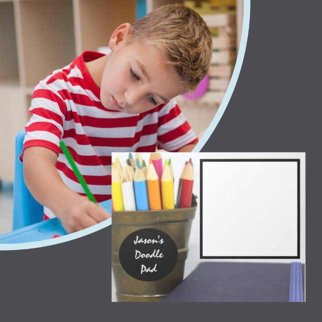 Personalised Drawing Doodle Notepad (Creator Uploaded)