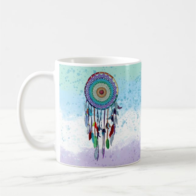 Personalised Dreamcatcher  Coffee Mug (Left)