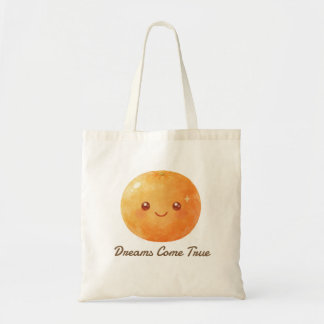 Personalised Dreams Come True Lucky Orange  Tote Bag