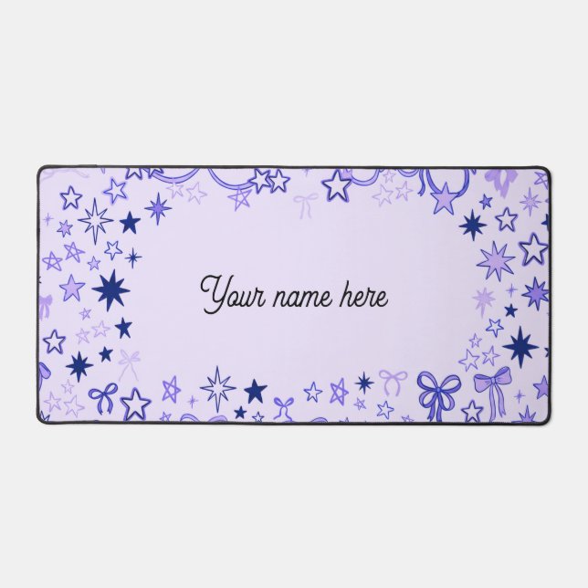 Personalised Dreamy Stars Desk Pad (Front)