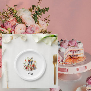 Personalised Dress-up Birthday Party II Paper Plate