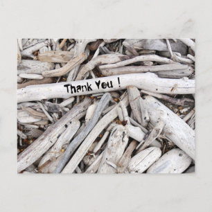 Personalised Driftwood Postcard
