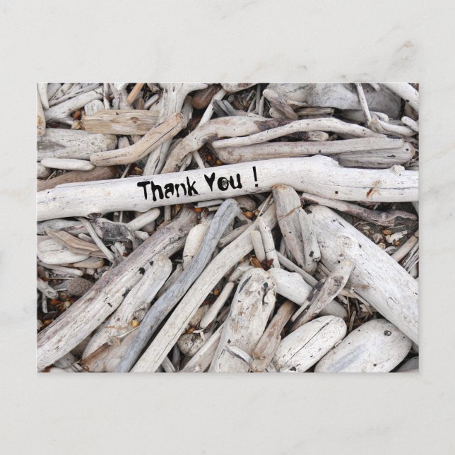 Personalised Driftwood Postcard (Front)