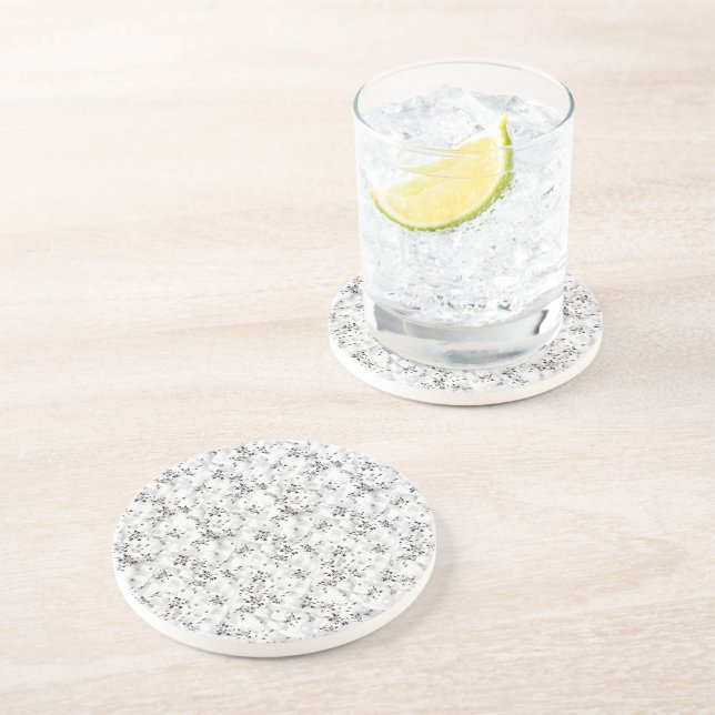 Personalised Drink Decor with Patterned Design Coaster (Side)