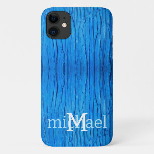 Personalised Dripping Blue Paint Effect Case-Mate iPhone Case