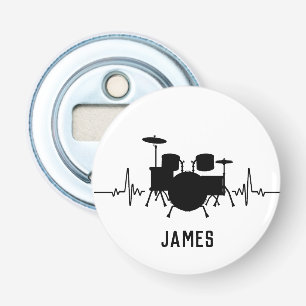  Personalised drummer  Bottle Opener