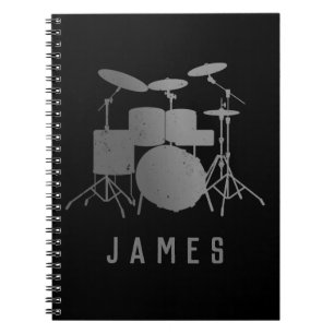 Personalised Drums - Funny drummer  Notebook