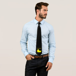 Personalised Duck Design Tie