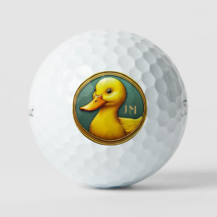 Personalised Duck Titleist Pro V1 Golf Balls