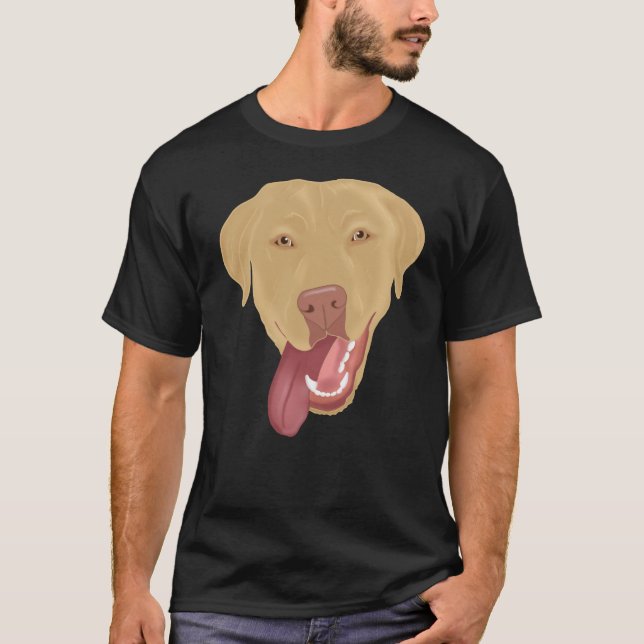Personalised Dudley Labrador  T-Shirt (Front)
