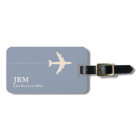 Personalised Dusty Blue Aeroplane Travel
