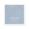 Personalised Dusty BLUE Silver Confetti Wedding