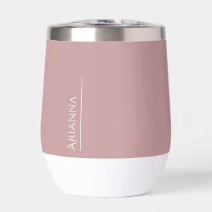 Personalised dusty pink modern
