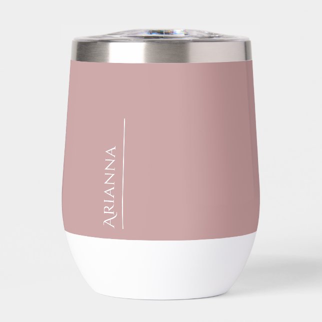 Personalised dusty pink modern  (Front)