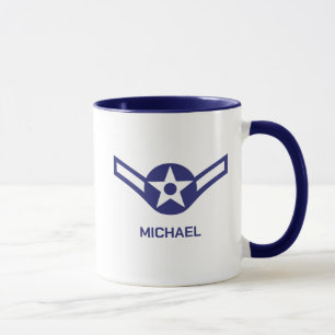 Personalised E-2 Airman Rank Air Force Mug
